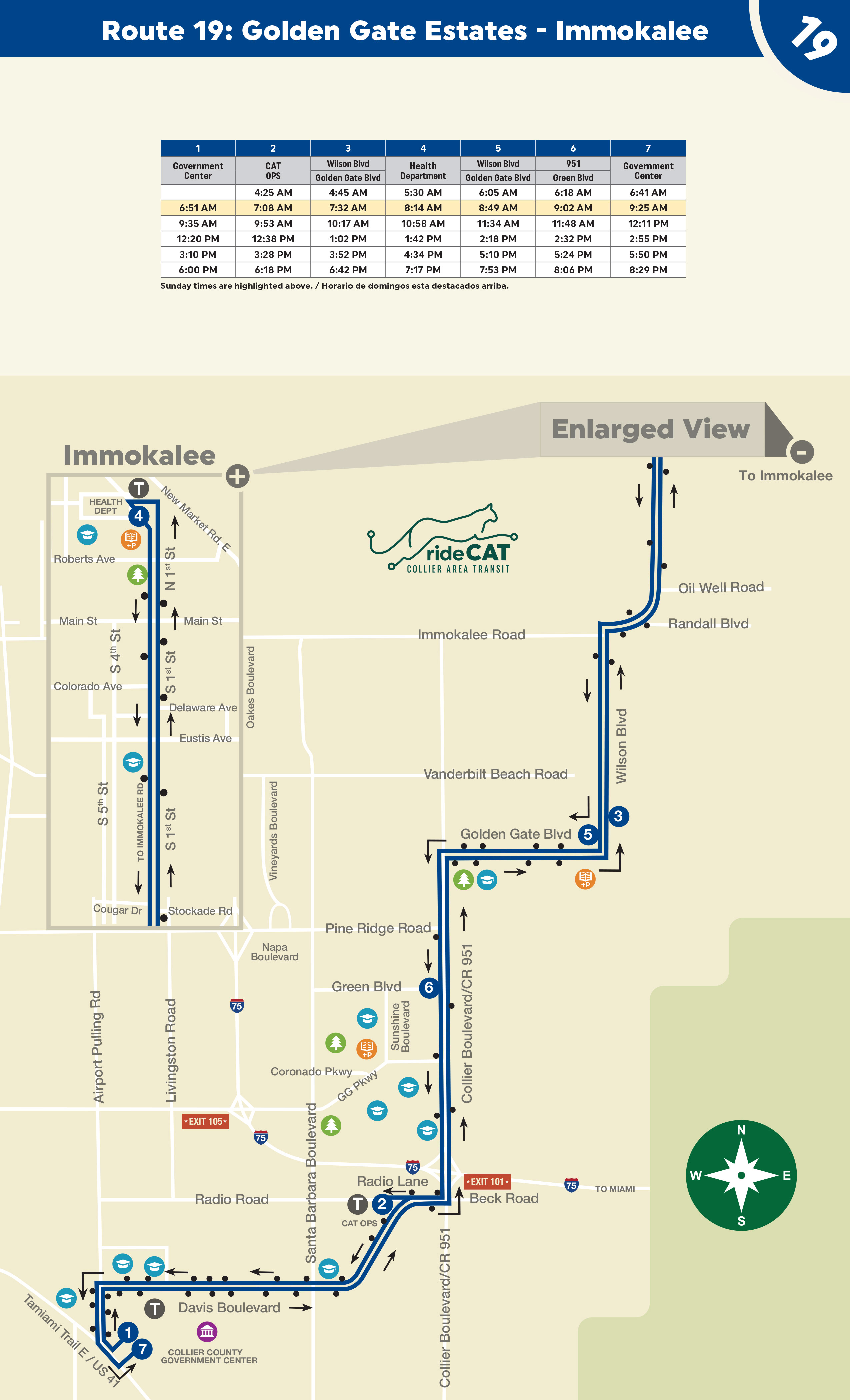 Naples Public Bus Schedules, Route Maps | Collier County Transit Service